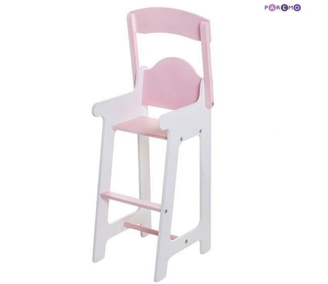 Набор кукольной мебели: стул и люлька, цвет – розовый  